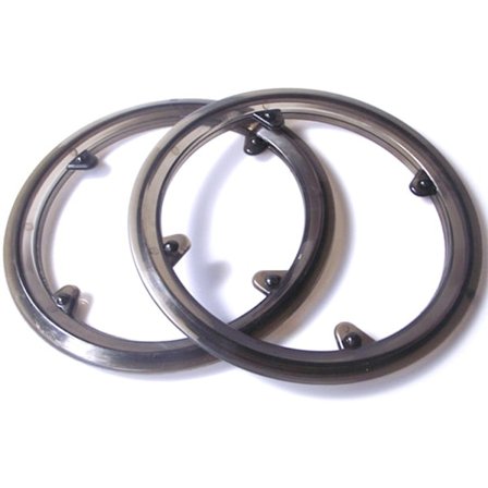 Cykelkædebeskytter 2 stk. Sort Cykel Tandhjuls Beskyttelsesdæksel med 4 Huller, Plastik Cykel Kædehjul Beskyttelsesdæksel