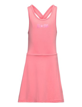 All Star Biker Short Dress Coral Converse