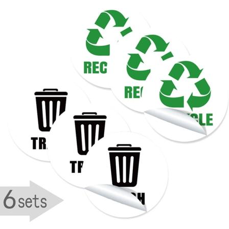 5 tuuman PVC-roskiskorin tarra Vinyylitarra LF008