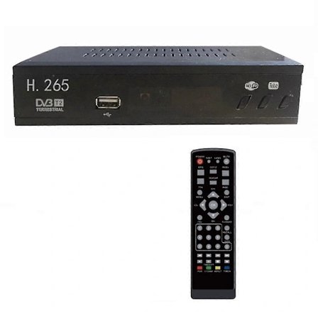 DVB-T2 HEVC 265 Digitaalinen TV-viritin DVB-T2 265 1080p HD-dekooderi USB-liitäntä TV-vastaanotin EPG