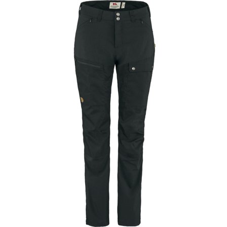 Fjällräven Abisko Midsummer Byxor Reg 42 - female - Black - Trekking Byxor
