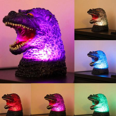 Dinosaur Nattlampa, Färgskiftande Silikon Nattlampor Med