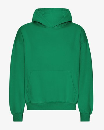Organic Oversized Hood - Kelly Green M