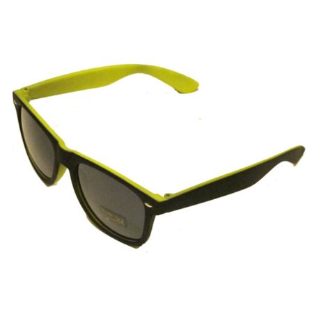 Retro Aurinkolasit - MUSTA / KELTAINEN