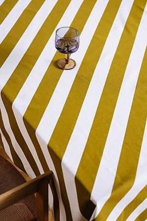 Jotex - Tischdecke Olivgrün/Beige - SIGGE - Kaufe Tischdecken bei Jotex