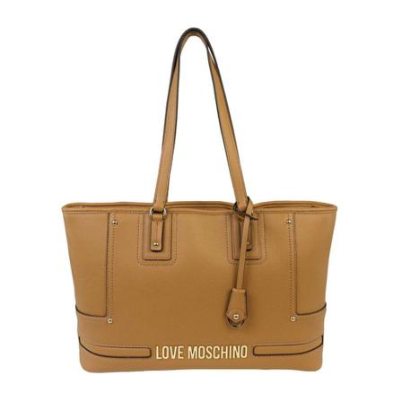 Love Moschino, Cross Body Bags Beige, Heren, Maat:ONE Size,leer