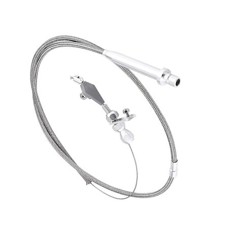 TH350 Vaihteiston Kick Down -vaijeri Ruostumattomasta Teräksestä Punottu Detent-vaijeri