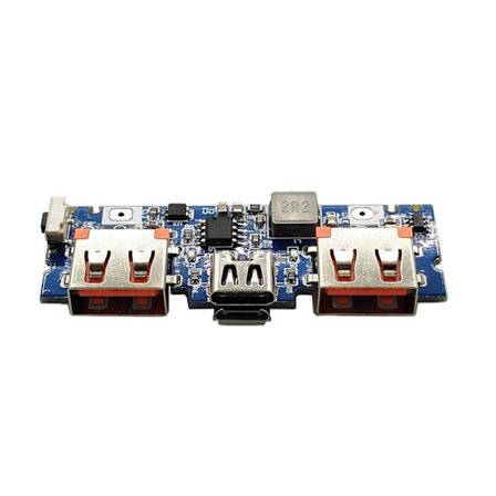 5V 2.4A Type C Boost Modul Kredsløbskort Batteriopladningskort Dobbelt USB