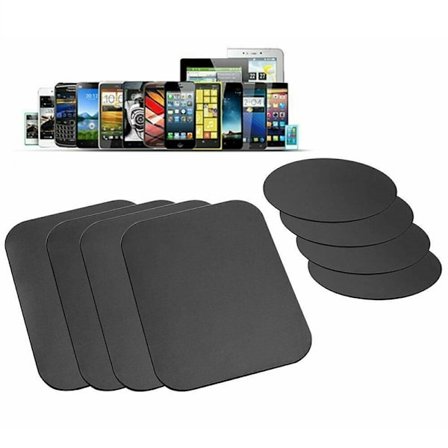 Metalplade til montering, kompatibel med magnetisk telefonholder til bil med klæbemiddel, U