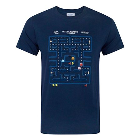 Pacman Classic Action Scene T-shirt S Blå