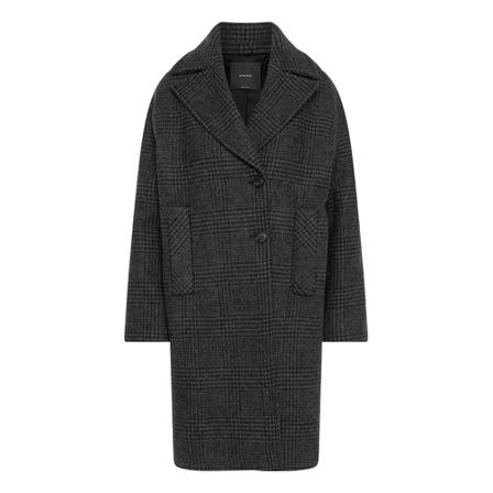 Pinko Single-Breasted Jass , Grijs , Dames , Maat: L TrenchJass & Mantels