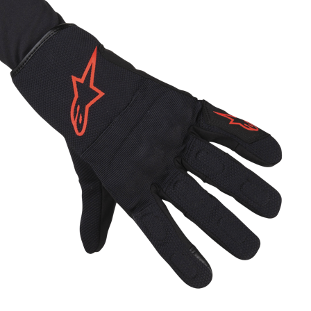 Motorradhandschuhe Alpinestars S Max Drystar Schwarz/Fluo Rot M