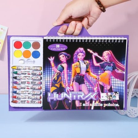 Auledio K-POP Demon Hunter Girl Group Anime Graffiti Malebog