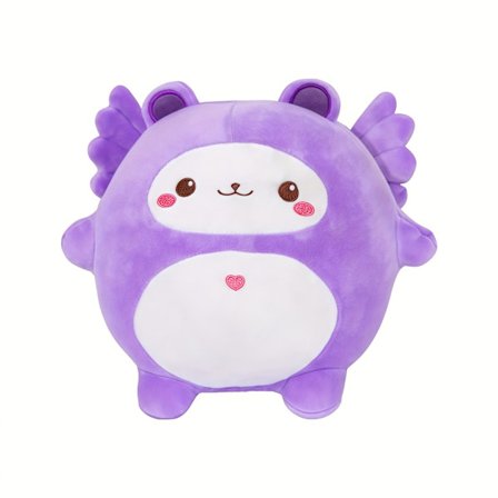 Engel Salamander Plyslegetøj med Farverige Pink Vinger, en Salamander Pude og en Dukke. Perfekt til Julegaver og Gaver.[D]