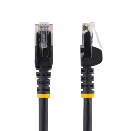 StarTech 10m Black Cat5e / Cat 5 Snagless Ethernet Patch Cable 10 m - koblingskabel - 10 m - svart