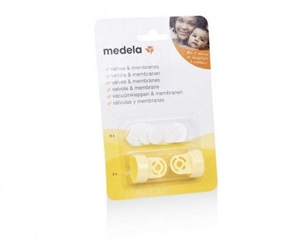 Medela Valvole e Membrane Ricambio 2 Valvole e 6 Membrane
