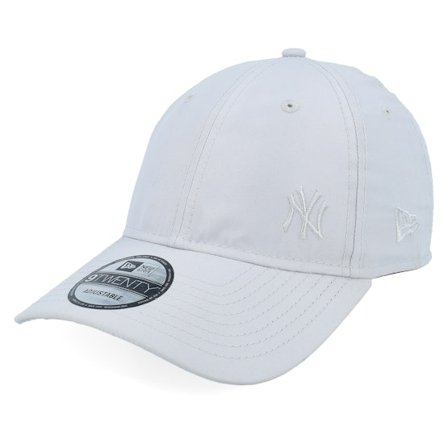 New Era - MLB Gris unconstructed Casquette - New York Yankees Flawless 9TWENTY Grey Adjustable @ Hatstore