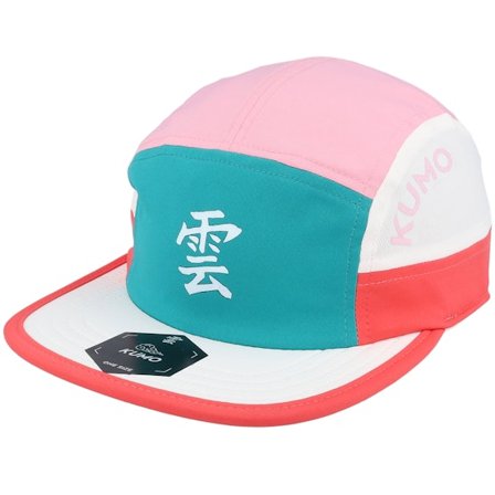 Kumo - Multi 5panel Cap - Kanji Logo Cloudfit Green/White/Red/Pink 5-panel @ Hatstore