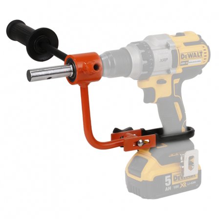 Hurricane Auger Drill Adapter w. Handle - 18mm