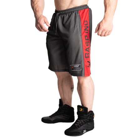 Gasp No1 mesh shorts - Black/Red - S