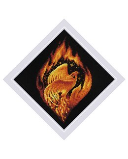 Broderikit Flammande Fenix - Riolis