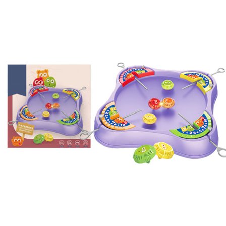 Pöytälevy Sormenpää Gyro Mini Peli Lelu 4 Pelaajan Kilpailullinen Hyrrä Gyroskooppilevyllä Ilman Levysoitinta Pikalaatikko Lapsille