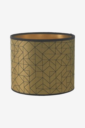 PR Home - Lampskärm Sara Metallinsida 20 cm - Guld - Lampskärmar - Från Homeroom