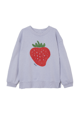 RIKIKI Collegetröja med frottémotiv NICE Hoodies & sweatshirts Lila 86/92