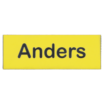 Navneskilt magnet - eget navn