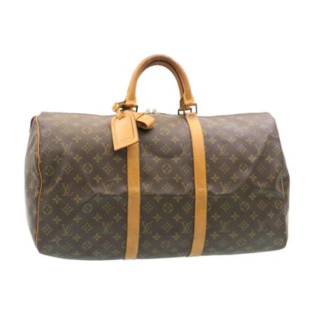 Louis Vuitton Vintage, Pre-owned Keepall 50 Bruin, Dames, Maat:ONE Size