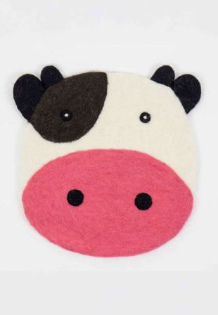 A World of Craft Cow Sittdyna Ø 28 cm Dynor Brun