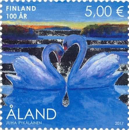 Åland 2017 - Finland 100 år - Postfrisk frimærke