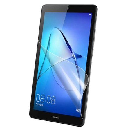 Huawei MediaPad T3 7 Tre pack display film med perfekt passform - Genomskinligt