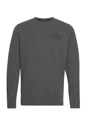 Vintage Logo Heritage Ls Top Grey Superdry