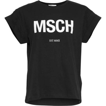 Moss Copenhagen, T-Shirts Zwart, Dames, Maat:S