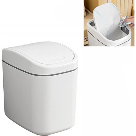 Avfallsbeholdere for kjøkkenbenk - Søppelbøtte for bil - Med vipplokk - Avfallsbeholder for benkeplate