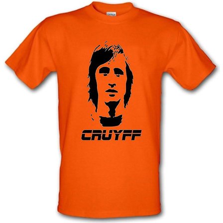 Johan Cruyff Dutch Master Football Legend Retro Gildan Heavy Cotton T-shirt Small - Xxl