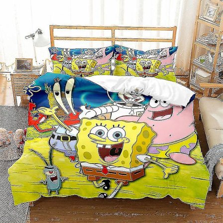 Paavo Pesusieni -sarjan painettu peittopussilakanasetti, kaksiosainen, kolmiosainen lasten makuuhuoneen koristeellinen peittopussilakana X