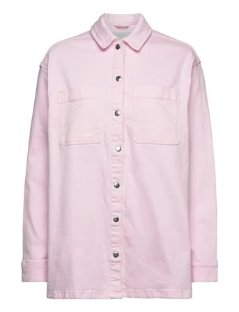 Nmalva L/S Color Denim Shacket Pink NOISY MAY