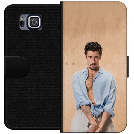 Yhteensopiva Lompakkokotelo Samsung Galaxy Alpha Bad Bunny Super Bowl-inspiroima grafiikka, jossa NFL-trofe ja San Franciscon silta urheilusuunnittelu