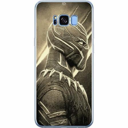 Samsung Galaxy S8+ Genomskinligt Skal Wakanda Forever : Black