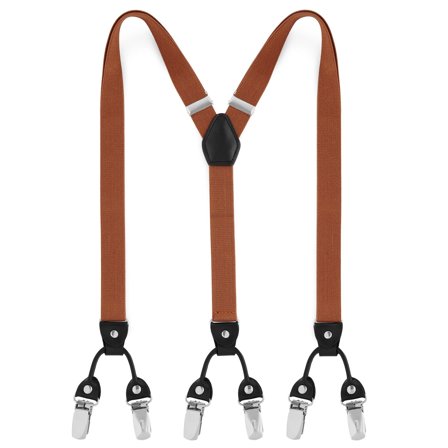 Slanke Brune Seler til mænd - Clip-on seler