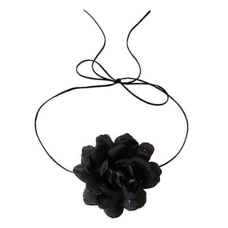 Ylisuuri kukkakaulakoru kaulaketju temperamenttinen pitkä hihna kaulakoru - G