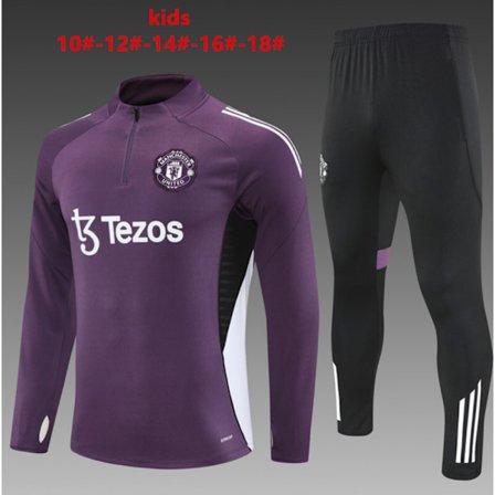 Manchester United Football Club treningssett for barn med lange ermer, sesongen 2025-2026