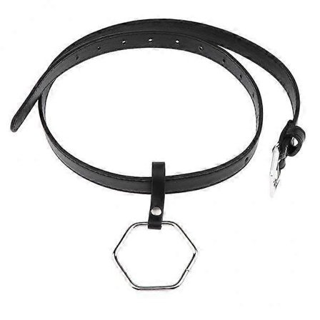 6x Kvinnor Dam Metall Hjärtformat Bälte Stora Jeans Klänning Midjebälte Hexagon