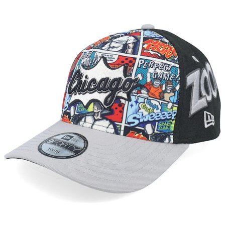 New Era - MLB Svart adjustable Keps - Kids Chicago Cubs Jr MLB 25 Player's Weekend 9FORTY A-Frame Adjustable @ Hatstore