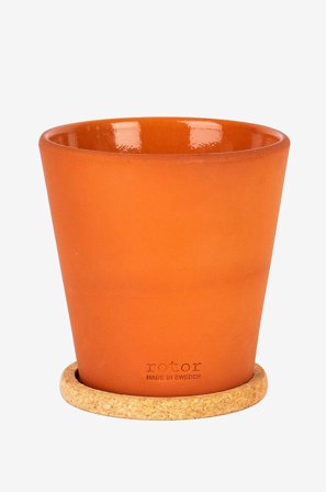 Rotor design - Keramik kruka - Brun - Krukor & vaser - Från Homeroom