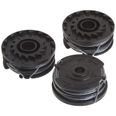 Greenworks 3-pakning med dobbeltlinjes trimmertråd