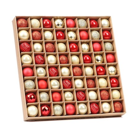 Julekugler, 30mm julekuglepynt juletræspynt ubrud