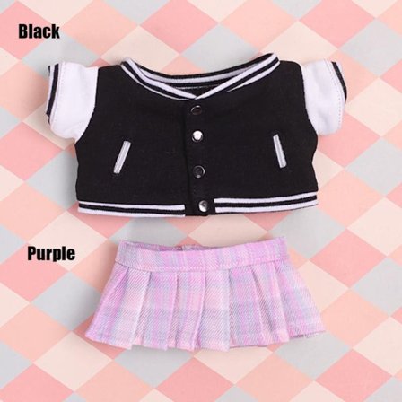 Baseballjakke frakkskjørtdrakt 2 2